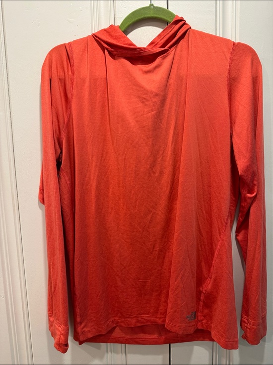The North Face Tops - The North Face Women's Hooded Sun Tee - Bright Coral